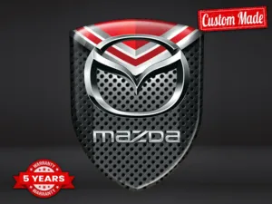 Mazda Personalisierte Auto Embleme Modern Stil Max Langlebig